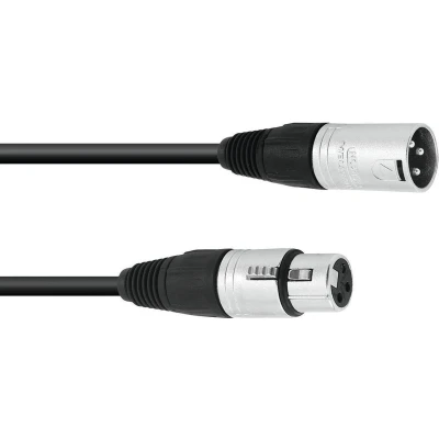 Afbeelding van SOMMER CABLE xlr kabel 3pin 0.5m bk Neutrik