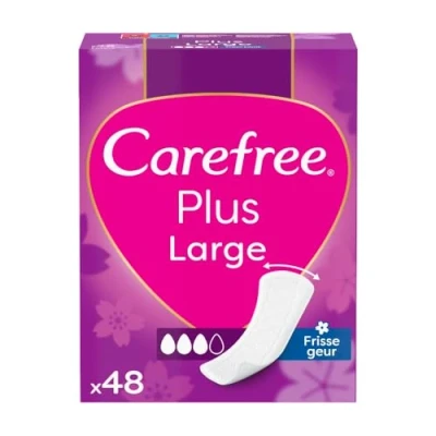 Afbeelding van Carefree Plus Large Fresh 48 stuks