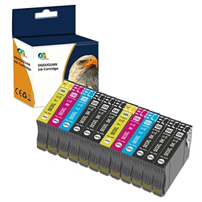 Afbeelding van OGOUGUAN 12 inktpatronen compatibel met Epson 503 XL voor Expression Home XP 5200 5205 Workforce WF 2960DWF 2965DWF 2960 2965