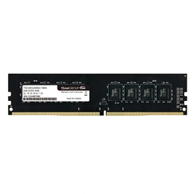 Afbeelding van Team Group Elite (1 x 8GB, 2666 MHz, DDR4 RAM, DIMM 288 pin), Zwart