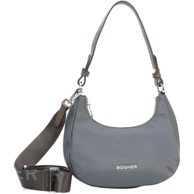 Afbeelding van Bogner Schoudertas Klosters Melene Shoulderbag Darkgrey Donkergrijs