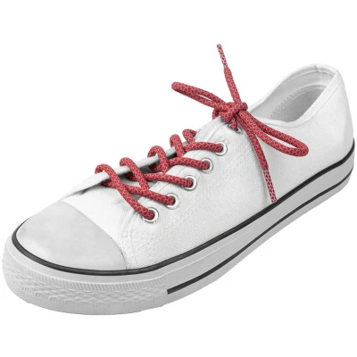 Afbeelding van Reflecterende schoenveters Ronde veters Kleur: Rood Lengte: 100cm Breedte: 4,5 mm