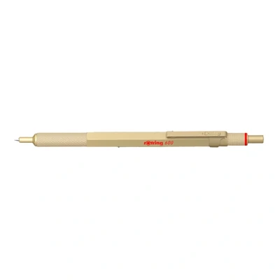 Afbeelding van Balpen rOtring 600 goud medium
