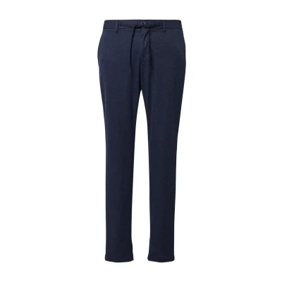 Afbeelding van s.Oliver Black Label S O JOGG AUS FEIN Gemustertem Interlock Broek, Heren, Maat: 102, Navy