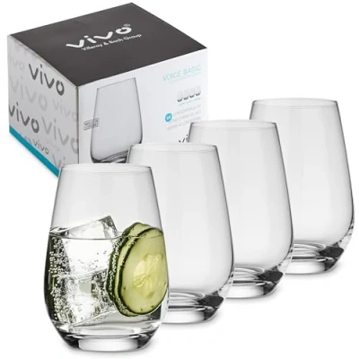 Afbeelding van vivo by Villeroy &amp; Boch Group zoals. van — Voice Basic, longdrinkglas set, 4 dlg, 397 ml, kristalglas