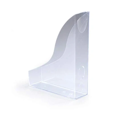 Afbeelding van Durable 1701711400 Staande tijschriftenhouder Basic, transparant.