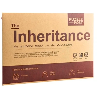 Afbeelding van Unieke Escape Room In Een Envelop Geweldig Voor Groepen Families &amp; Vrienden Perfect Games Night Doos Puzzle Mystery Game The Inheritance