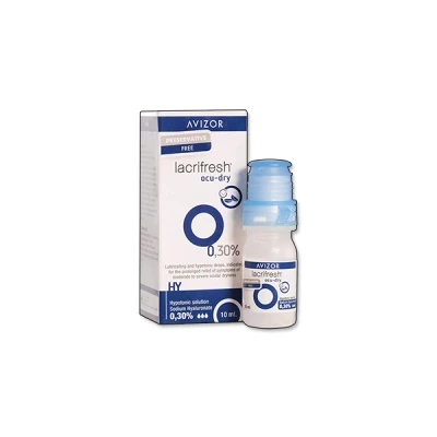 Afbeelding van Lacrifresh ocu dry 0,3% 2x 10ml oogdruppels