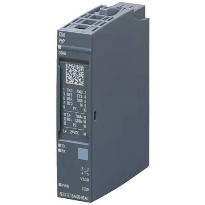 Afbeelding van Siemens veldbus et 200sp cm ptp for serial conn rs422 rs485 and rs232 freeport 3964 r uss modbus rtu master slave 115200 kbit s 6es71376aa010ba