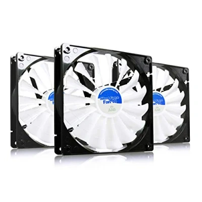 Afbeelding van AABCOOLING Silent Force Fan 14 and Efficient 140mm with 4 Anti vibration Pads, Case Fan, Air Intake CPU Cooling Cooler, Quiet Value Pack 3 Pieces 8,6 dB (A)