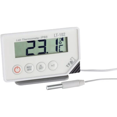 Afbeelding van TFA Dostmann LT 102 Kabelgebonden thermometer Wit