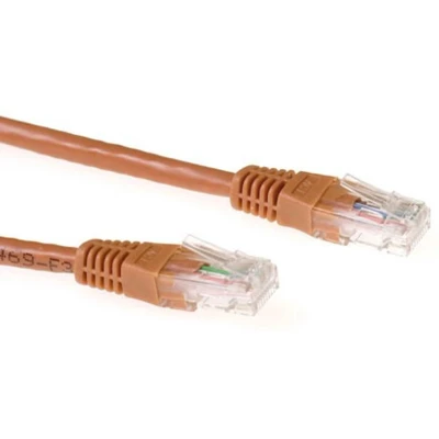 Afbeelding van ACT IB4405 U/UTP CAT6A Patchkabel Bruin 5 meter