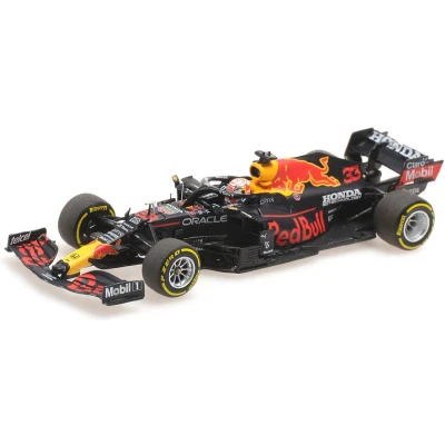 Afbeelding van Red Bull Racing Honda RB16B #33 Winner Mexican GP 2021 1:43 Minichamps
