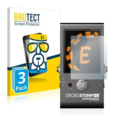 Afbeelding van BROTECT Screenprotector voor Peterson Strobostomp HD Folie Beschermfolie Beschermglas transparant (3 Stuks)