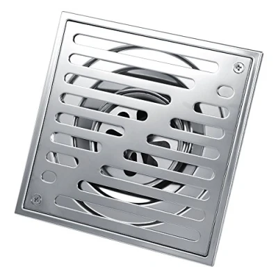 Afbeelding van Fdit vierkante afvoer van de bodem, roestvrij staal, antigeur, badkamer, afvalpoort, douche afdruiprek (150 * 150 mm)