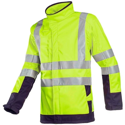Afbeelding van Sioen PLAYFORD softsh.ARC jas 03010586 HV Geel/Navy