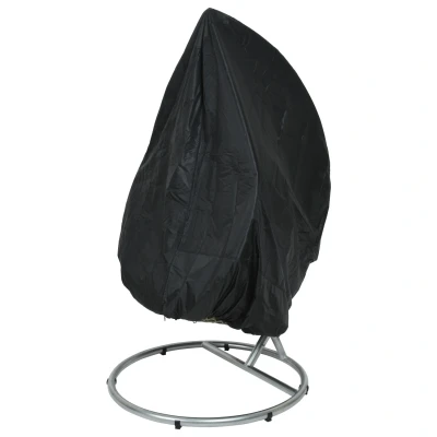 Afbeelding van Hangstoel hoes Ø 115 x 188 cm (Polyester, PU coating, Zwart)