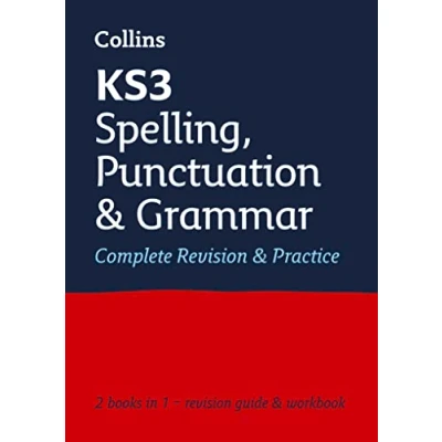 Afbeelding van KS3 Spelling, Punctuation and Grammar All in One Complete Revision Practice: Ideal for Years 7, 8 9