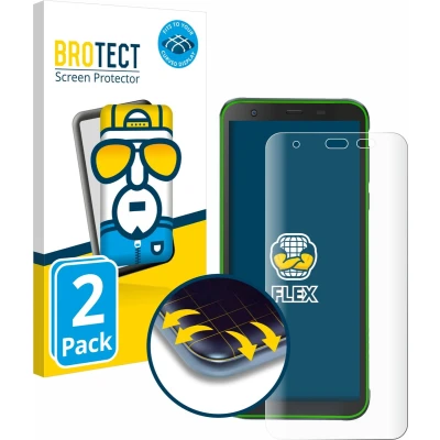 Afbeelding van BROTECT Screenprotector voor Blackview BV6300 Pro Folie Beschermfolie transparant volledig dekking (2 Stuks)