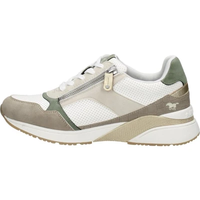 Afbeelding van Mustang Veterschoenen Laag beige Maat 41