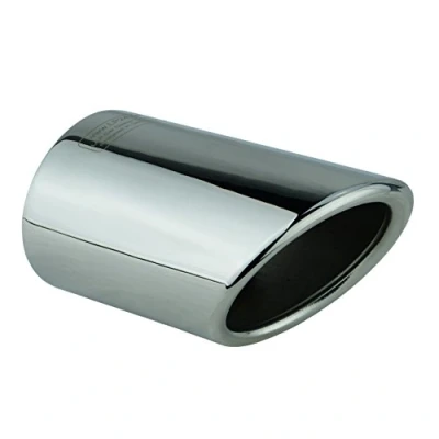 Afbeelding van Uitlaatsierstuk Uitlaat Trim 2 stuks Eindstuk Tip Auto Eindpijp Uitlaatpijp chroom gepolijst roestvrij staal Plug &amp; Play compatibel met Audi A4 B8 A5 8T 8F voor 80mm L&amp;P A296