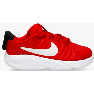Afbeelding van Nike Performance STAR Runner 4 Unisex Hardloopschoenen voor op de weg kinderen, Maat: 25, University red/summit white/black/white