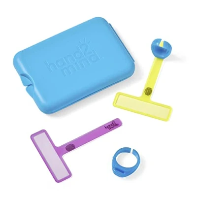 Afbeelding van Learning Resources hand2mind Vinger Focus Markeerstift, Begeleid Lezing Stroken, Dyslexie Hulpmiddelen Kit voor 3+ Jaren Kinderen