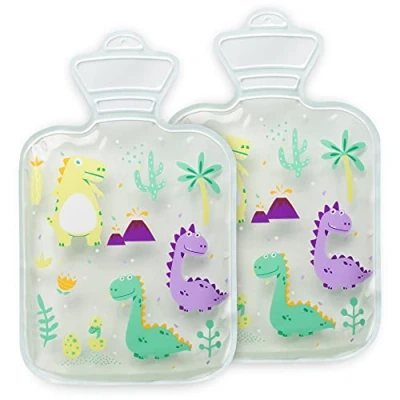Afbeelding van Navaris gel pack 2 stuks Hot cold voor warm en koud gebruik Koelcompres kinderen Dino design
