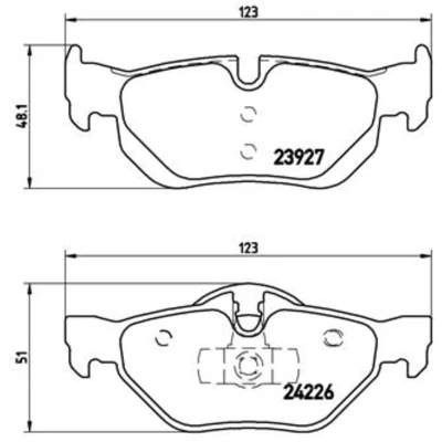 Afbeelding van Brembo Remblokset P 06 038