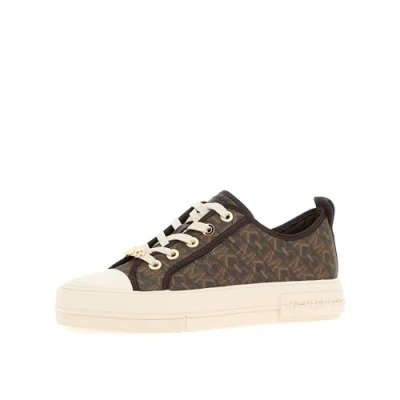 Afbeelding van Michael Kors Evy Lace Up sneakers bruin