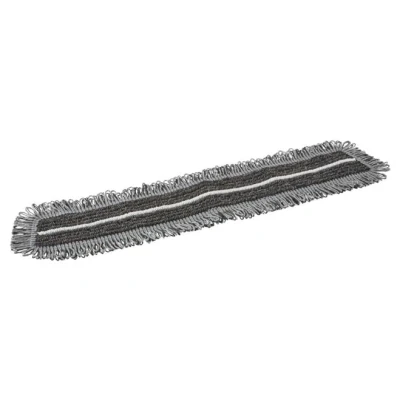 Afbeelding van Vikan Moppen Microfibre Damp 47 Microvezel Vlakmop Donkergrijs Klittenband 60cm