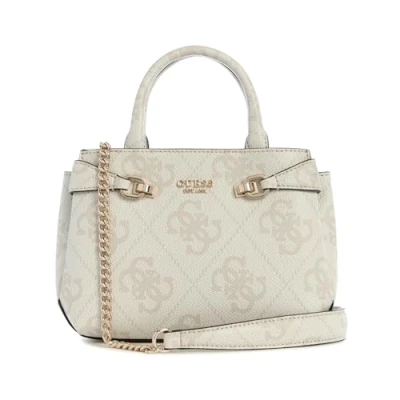 Afbeelding van Guess Lorelei MINI Satchel Handtas, Dames, Maat: One Size, Bone