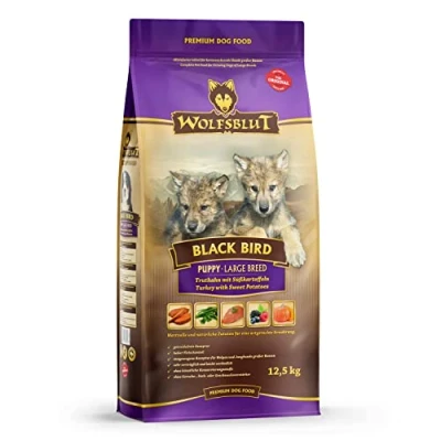 Afbeelding van Wolfsblut Black Bird Puppy Large Breed 12,5 kg