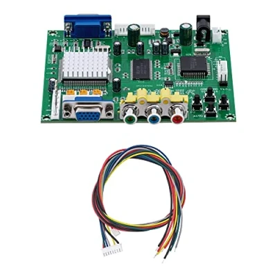 Afbeelding van Mcbazel Arcade Game RGB/CGA/EGA naar VGA HD Video Output Converterkaart voor Monitor naar/CRT/LCD/PDP Projector