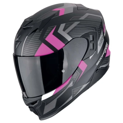 Afbeelding van Scorpion Exo 520 Evo Air Sensus Matt Black Pink Maat M