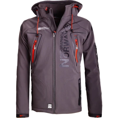 Afbeelding van Geographical Norway Softshell Jas Heren Grijs Techno S