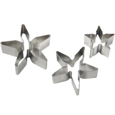 Afbeelding van PME Rose Calyx/Poinsetta Flower/Petal Cutters set/3