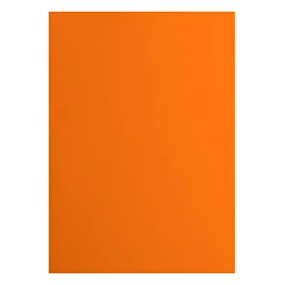 Afbeelding van Vaessen Creative 2927 012 Florence Cardstock papier, oranje, 216 gram/m², DIN A4, 10 stuks, glad, voor scrapbooking, kaarten maken, ponsen en andere papierknutselwerk