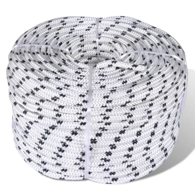 Afbeelding van Boottouw gevlochten 6 mm 250 m polyester wit