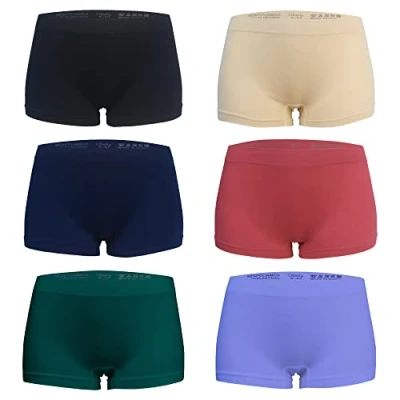 Afbeelding van Libella Damesslip in lage taille (verpakking van 6) naadloze onderbroek microvezel 3908, Veelkleurig 4 x 6, S M