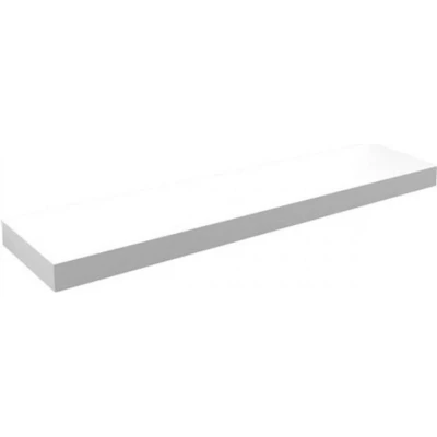 Afbeelding van Planchet Clou Match Me Melamine 150cm Hoogglans Wit Incl. Bevestigingsmateriaal