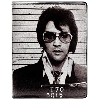 Afbeelding van Elvis Presley The King of Rock &amp; Roll mok schot Portemonnee veelkleurig