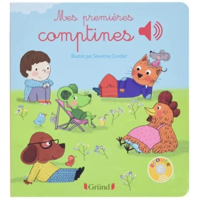 Afbeelding van Mes premières comptines Livre sonore avec 6 puces Dès 1 an