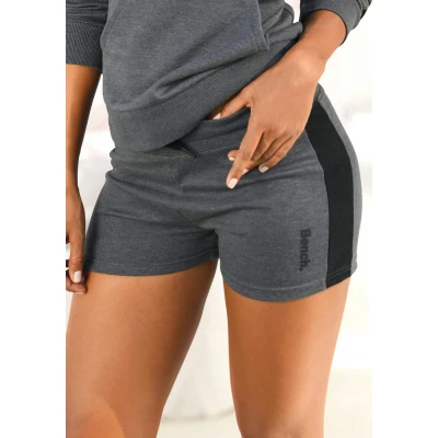 Afbeelding van Bench Shorts anthrazitmeliertschwarz, Dames, Maat: 32/34, Anthrazit meliert schwarz