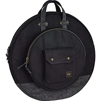 Afbeelding van Meinl MWC22BK Waxed Canvas Classic Black luxe 22 inch bekkentas