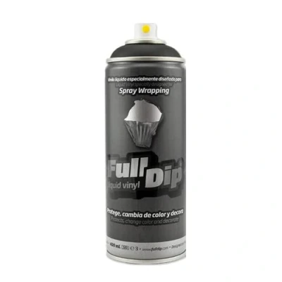 Afbeelding van AutoFullCar Spray Full Dip Zwart mat 400 ml FullDip