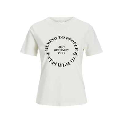 Afbeelding van JJXX Jxjulie Tshirt print, Dames, Maat: XS, Vanilla ice