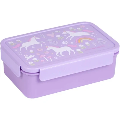 Afbeelding van A Little Lovely Company Bento lunchbox Unicorn Dreams