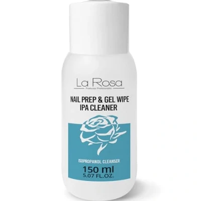Afbeelding van LaRosa Nagelreiniger 150ml Isopropanol IPA Ontvetter voor Nagels Voorbereiding Nagellak, Gel, Hybriden en Kwasten NAIL PREP &amp; GEL WIPE Cleaner Gelnagels