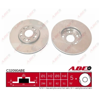 Afbeelding van ABE Remschijven C32090ABE